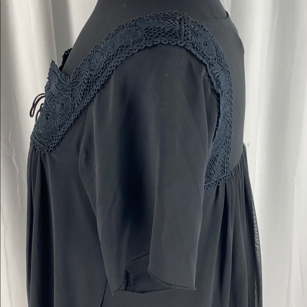 SOLD See By Chloe 100% Silk Babydoll Lace Detail - Picture 4 of 8